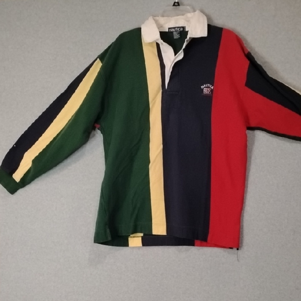 Nautica Multicolor Striped Polo